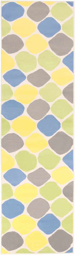 Surya Bambino BBO-5020 Lemon Area Rug 2'3'' x 7'8'' Runner