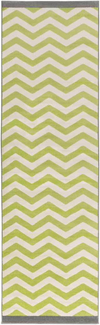 Surya Bambino BBO-5022 Lime Area Rug 2'3'' x 7'8'' Runner