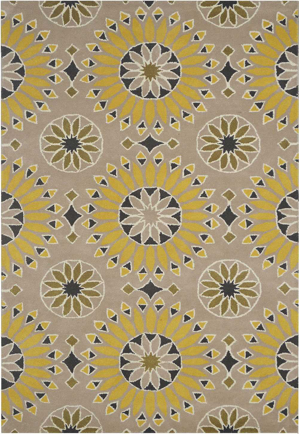 Rizzy Bradberry Downs BD8589 Light Gold Area Rug main image