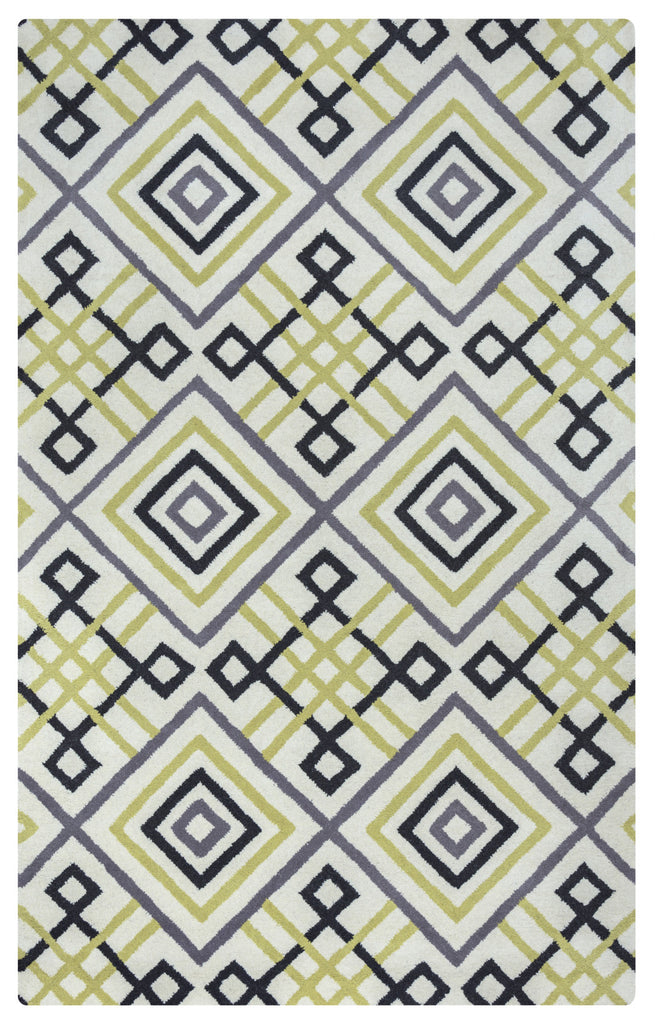 Rizzy Bradberry Downs BD8590 Green/Ochre Area Rug