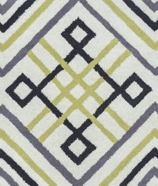 Rizzy Bradberry Downs BD8590 Green/Ochre Area Rug Detail Shot