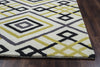 Rizzy Bradberry Downs BD8590 Green/Ochre Area Rug Edge Shot