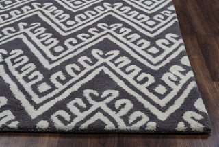Rizzy Bradberry Downs BD8592 Grey Area Rug Edge Shot
