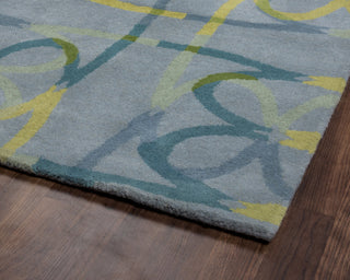 Rizzy Bradberry Downs BD8593 Blue Area Rug Corner Shot