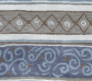 Rizzy Bradberry Downs BD8596 Blue Area Rug Detail Shot