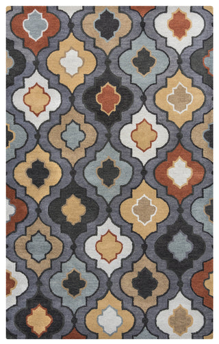 Rizzy Bradberry Downs BD8602 Blue Grey Area Rug