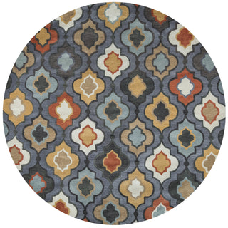 Rizzy Bradberry Downs BD8602 Blue Grey Area Rug 