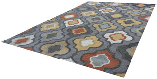 Rizzy Bradberry Downs BD8602 Blue Grey Area Rug Angle Shot