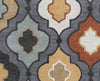Rizzy Bradberry Downs BD8602 Blue Grey Area Rug Detail Shot