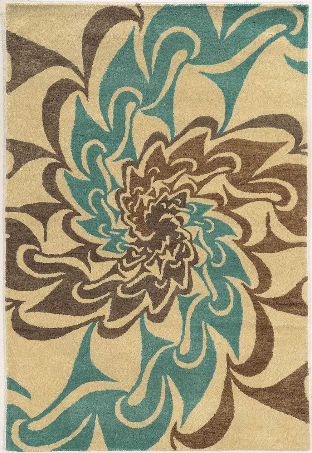 Rizzy Bradberry Downs BD8608 Ivory/Blue Area Rug main image