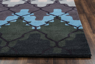 Rizzy Bradberry Downs BD8819 Purple Area Rug Edge Shot