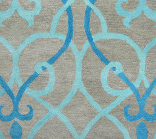 Rizzy Bradberry Downs BD8857 Blue Area Rug Detail Shot