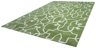 Rizzy Bradberry Downs BD8864 Green Area Rug Angle Shot