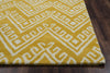 Rizzy Bradberry Downs BD8870 Gold Area Rug Edge Shot