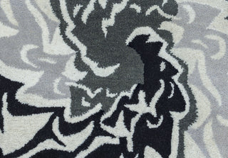 Rizzy Bradberry Downs BD8871 Grey/black Area Rug Detail Shot