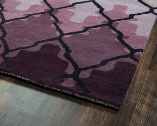 Rizzy Bradberry Downs BD8873 Purple Area Rug Corner Shot