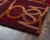 Rizzy Bradberry Downs BD8887 Burgundy Area Rug Corner Shot
