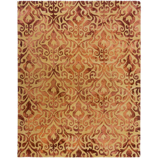 Surya Belladonna BDA-3002 Burnt Orange Hand Tufted Area Rug 8' X 10'