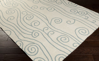 Surya Boardwalk BDW-4005 Ivory Hand Woven Area Rug by Somerset Bay 5x8 Corner