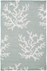 Surya Boardwalk BDW-4010 Sky Blue Area Rug by Somerset Bay 2' x 3'