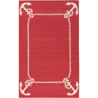 Surya Boardwalk BDW-4034 Cherry Area Rug by Somerset Bay 5' x 8'