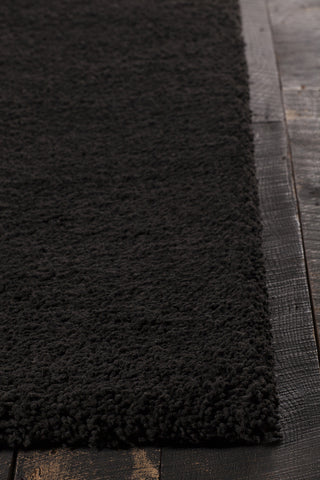 Chandra Bella BEL-51404 Black Area Rug Corner Shot