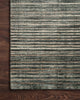 Loloi Bellamy BEL-01 Lagoon Area Rug Corner On Wood