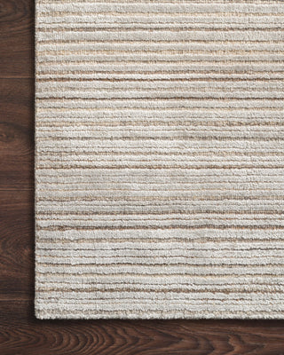 Loloi Bellamy BEL-01 Sky Area Rug Corner On Wood