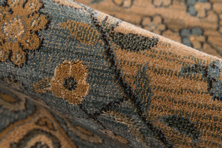 Momeni Belmont BE-01 Blue Area Rug Detail Shot