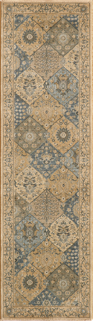 Momeni Belmont BE-01 Blue Area Rug Runner