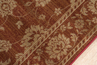 Momeni Belmont BE-02 Burgundy Area Rug Closeup