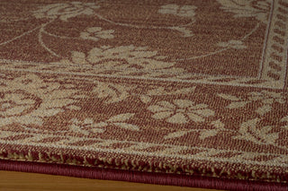 Momeni Belmont BE-02 Burgundy Area Rug Closeup