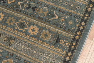 Momeni Belmont BE-04 Light Blue Area Rug Closeup