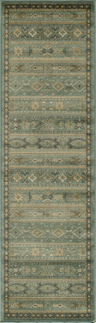 Momeni Belmont BE-04 Light Blue Area Rug Runner