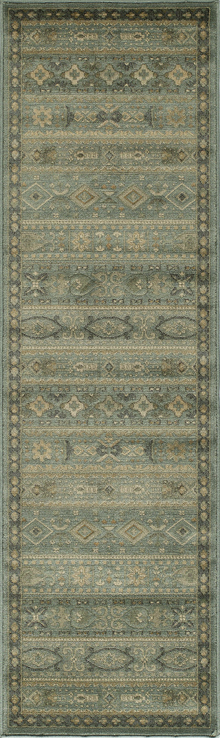 Momeni Belmont BE-04 Light Blue Area Rug Runner