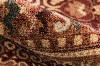 Momeni Belmont BE-04 Red Area Rug Detail Shot