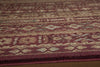 Momeni Belmont BE-04 Red Area Rug Close up