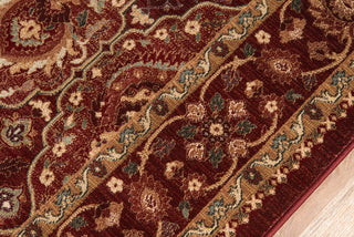 Momeni Belmont BE-05 Red Area Rug Closeup