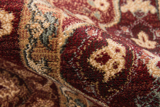 Momeni Belmont BE-05 Red Area Rug Detail Shot