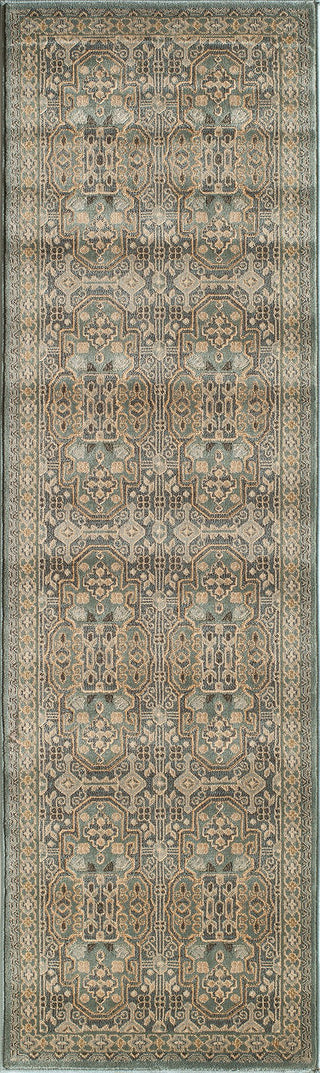 Momeni Belmont BE-07 Light Blue Area Rug Runner