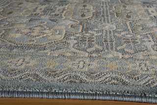 Momeni Belmont BE-07 Light Blue Area Rug Closeup