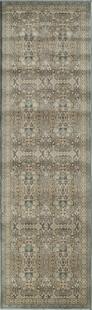 Momeni Belmont BE-07 Light Blue Area Rug Runner