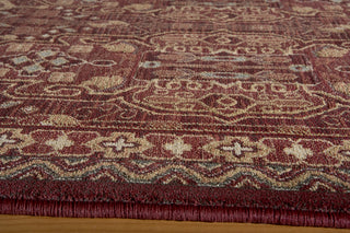 Momeni Belmont BE-07 Red Area Rug Closeup