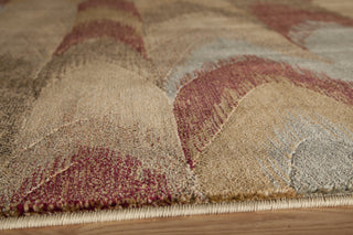 Momeni Belmont BE-08 Red Area Rug Closeup