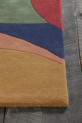 Chandra Bense BEN-3010 Area Rug Corner Shot Feature