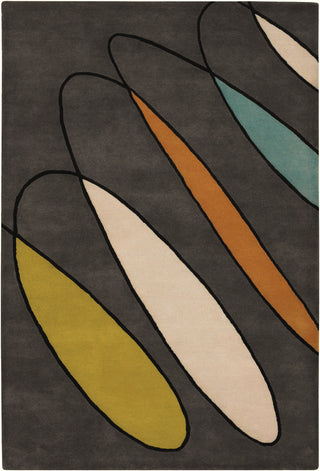 Chandra Bense BEN-3020 Grey/Cream/Green/Orange/Blue/Black Area Rug main image