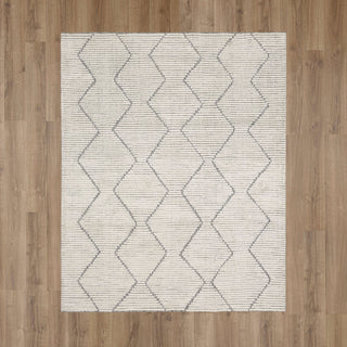 Karastan Sirocco Beni Black/White Area Rug by Drew and Jonathan Main Image