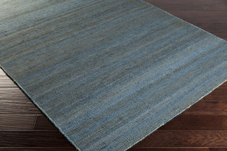 Surya Bermuda BER-1011 Teal Hand Woven Area Rug 5x8 Corner