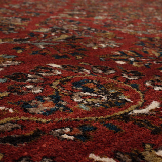 Karastan Spice Market Berdan Garnet Area Rug Lifestyle Image