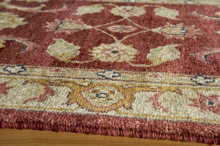 Momeni Bergamo BG-04 Brick Area Rug Corner Shot